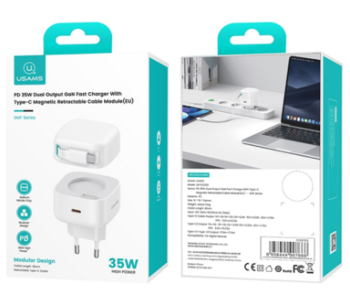 Usams CC202 Зарядное Устройство 1x USB-C / PD+QC / 35W (CC202TC01)