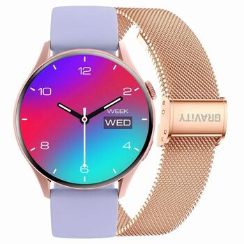 Smartwatch Gravity Ремешок + браслет GT11-7 / розовое золото (GT11-7)