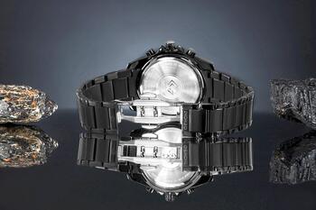 Giewont Vīriešu pulkstenis Chronograph Sapphire / melns (GW3970-B4)