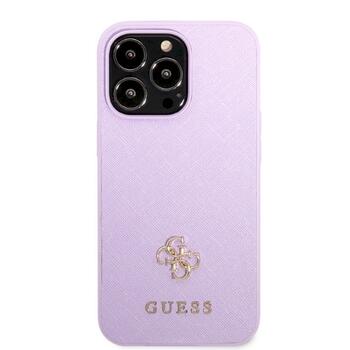 Guess GUHCP13LPS4MU Hardcase Saffiano 4G Small Metal Logo Защитный чехол для iPhone 13 Pro / 13 6,1