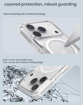 Nillkin Nature TPU PRO Magnetic Cover Чехол для Apple iPhone 17 Pro (6902048304826)