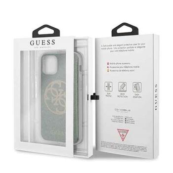 Guess GUHCN58PCUGLKA Hardcase 4G Circle Glitter Защитный чехол для iPhone 11 Pro / хаки (GUHCN58PCUGLKA)