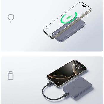 Baseus EnerFill FM11 Портативный аккумулятор 10000 mAh 22.5W MagSafe USB-C (6932172695750)