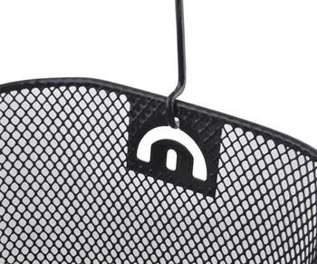 RoGer Metāla Grozs Velosipēdam / 5kg / 33x26x26 cm (RO-BASKET-BK)