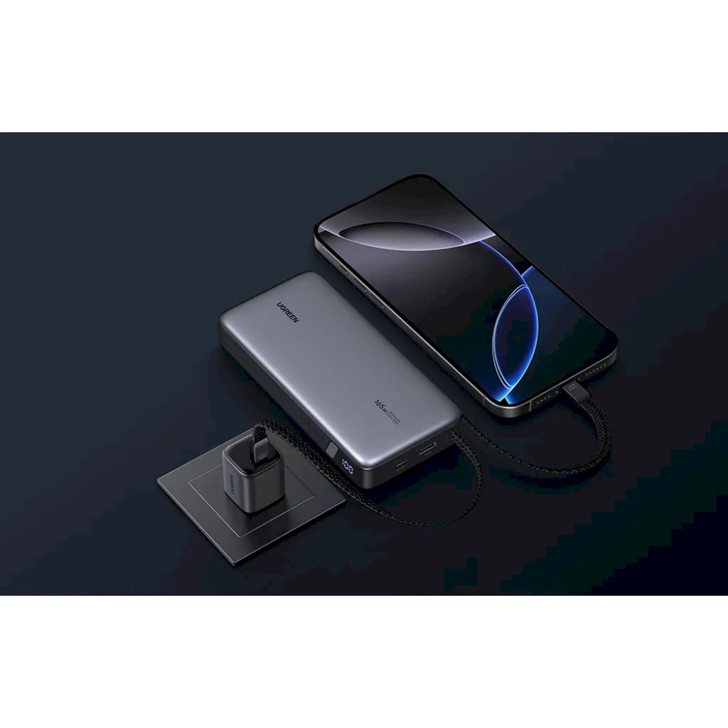 Ugreen PB552 Портативный аккумулятор 25000mAh 165W grey (55995B)