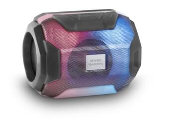 Mars Gaming MSBAX Bluetooth Bezvadu Skaļrunis ar Radio / MicroSD / RGB / USB / 10W (MSBAX)
