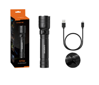 Superfire GTS6 Lukturis 360lm / USB-C (GTS6)