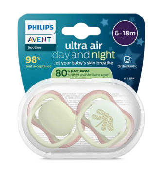 Philips Avent Ultra Air Соска 6M+ / 2 шт. (SCF087/18)
