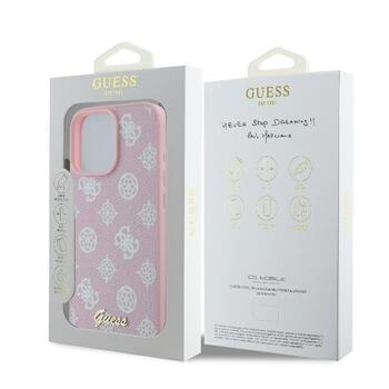 Guess GUHMP16LPGPYSP Peony Script Logo MagSafe Защитный чехол для iPhone 16 Pro 6.3