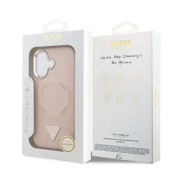 Guess PU Leather Triangle Logo MagSafe Case Чехол для Apple iPhone 17 (GUHMP17SPSDTSCMP)