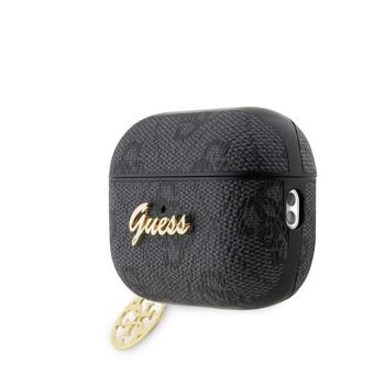 Guess 4G Script PC/PU Charm Case Защитный чехол для AirPods Pro 2 / чёрный (GUAP2G4GSMK)