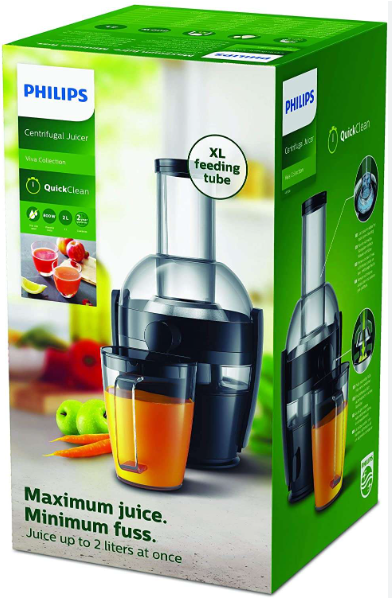 Philips HR1856/70 QuickClean Соковыжималка (HR1856/70)