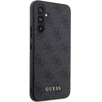 Guess GUHCS23FEG4GFGR Hardcase 4G Metal Gold Logo Защитный чехол для S23 FE S711 / серый (GUHCS23FEG4GFGR)