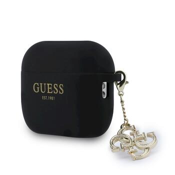 Guess 4G Charm Silicone Case Чехол для наушников Apple AirPods Pro 3 (GUAP3LECG4K)