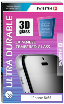 Swissten Ultra Durable 3D Japanese Tempered Glass Premium 9H Защитное стекло Samsung J600 Galaxy J6 (2018) Белое (SW-JAP-T-3D-J600-WH)