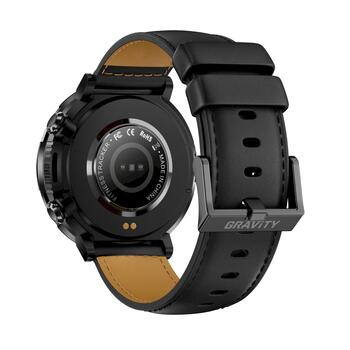 Smartwatch Gravity GT21-3 Смарт-часы с силиконовым ремешком / чёрный (GT21-3)