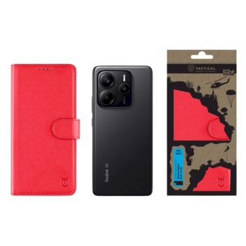 Tactical Field Notes Защитный чехол для Xiaomi Redmi Note 14 5G / красный (TA-57983124240)