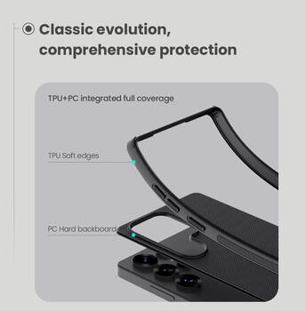 Nillkin Super Frosted PRO Magnetic Back Cover Защитный чехол для Samsung Galaxy S25 Ultra / чёрный (57983124009)