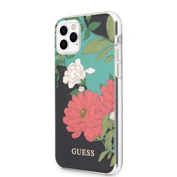 Guess GUHCN65IMLFL01 N°1 Flower Collection Защитный чехол для iPhone 11 Pro Max / чёрный (GUHCN65IMLFL01)