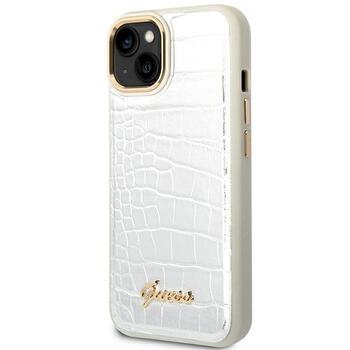Guess GUHCP14MHGCRHS Croco Collection Защитный чехол для iPhone 14 Plus / 15 Plus 6.7