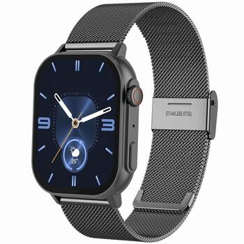 Smartwatch Gravity GT15-4 Силиконовый ремешок + титановый браслет / синий (GT15-4)