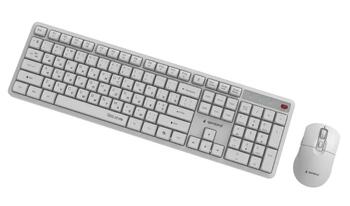 Gembird Silent key Pro Business Klaviatūra un pele RU (KBS-WMS-01-W-CYRL)