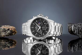 Giewont Chronograph Sapphire Vīriešu rokas pulkstenis GW9460-B2 / sudraba (GW9460-B2)