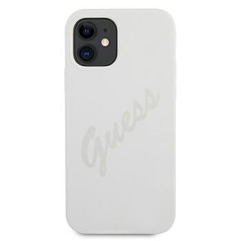 Guess GUHCP12SLSVSCR Script Vintage Aizsargapvalks priekš iPhone 12 mini 5,4