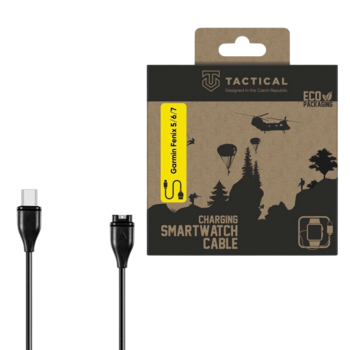 Tactical USB-C Uzlādes un datu kabelis priekš Garmin Fenix 5/6/7/8, Tactix 8 (TA-57983109873)