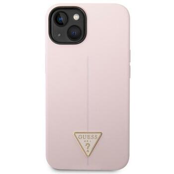 Guess GUHCP14MSLTGU Silicone Triangle Hardcase Защитный чехол для iPhone 14 Plus / 15 Plus 6.7