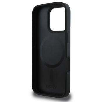 DKNY Plain Silver Logo MagSafe Защитный Чехол для Apple iPhone 16 Pro (DKHMP16LPSCMCLK)