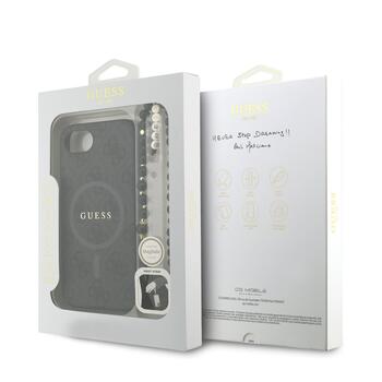Guess PU Leather 4G Colored Ring Strap MagSafe Case Чехол для Apple iPhone 16e (GUHMPSE4P4GREGSK)