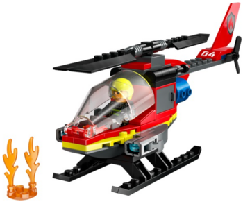 LEGO 60411 Fire Rescue Helicopter Конструктор (60411)