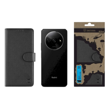 Tactical Field Notes Aizsargapvalks priekš Xiaomi Redmi A3 2024 / melns (TA-57983120956)