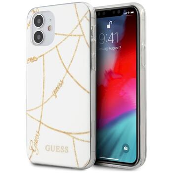 Guess GUHCP12SPCUCHWH Gold Chain Collection Защитный чехол для iPhone 12 mini 5,4