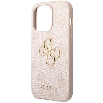 Guess 4G Big Metal Logo Back Case Aizsargapvalks Priekš Apple iPhone 15 Pro Max (GUHCP15X4GMGPI)