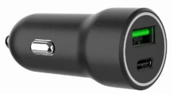 Gembird A2PDQC20 USB-C/USB-A Automašīnas Lādētājs (TA-UC-A2PDQC20-CAR-01)