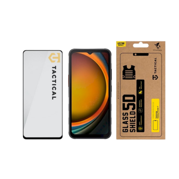 Tactical Glass Shield 5D Защитное стекло для Samsung Galaxy Xcover 7 / чёрный (TA-57983119423)