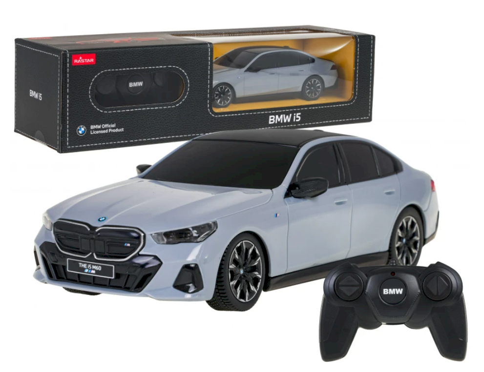 Rastar BMW i5 Tālvadības automašīna 1:24 Pelēka (10180GR)