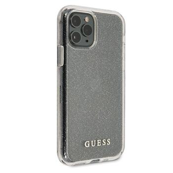 Guess GUHCN65PCGLSI Hardcase Glitter Защитный чехол для iPhone 11 Pro Max / серебристый (GUHCN65PCGLSI)