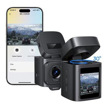 Baseus PrimeTrip VD1 Pro Video reģistrators Dash Cam 4K / kosmiski melns (C0119804)