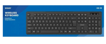 Savio KB-02 Bezvadu Klaviatūra QWERTY (KB-02)