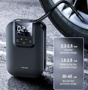 Usams US-ZB215 Auto kompresors 5000mAh (CQBZB21501)