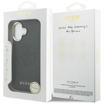 Guess Perforated 4G MagSafe Case Aizsargapvalks priekš iPhone 17 / melns (GUHMP17S5PG4SRGK)