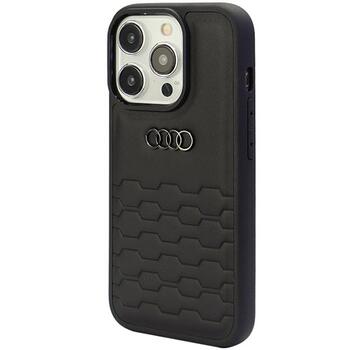 Audi GT Synthetic Leather Back Case Защитный Чехол для Apple iPhone 15 Pro Max (AU-TPUPCIP15PM-GT/D2-BK)