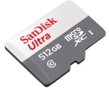 SanDisk Ultra microSDXC 512GB UHS-I Карта памяти (SDSQUNR-512G-GN3MNW)