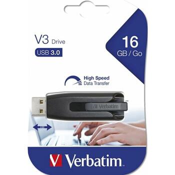 Verbatim Store'n'Go V3 USB 3.0 флеш-накопитель 16GB (49172)