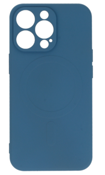 Mocco MagSilicone Soft Back Case Силиконовый чехол для Apple iPhone 14 Plus Синий (MO-MAGSI-BC-IPH14PL-BL)