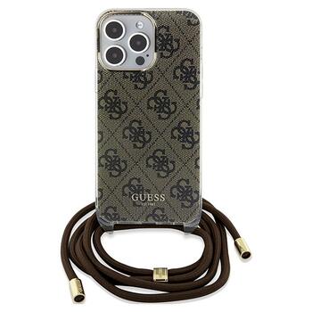 Guess GUHCP15XHC4SEW Crossbody Cord 4G Print Защитный чехол для iPhone 15 Pro Max 6.7