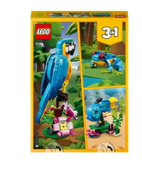 LEGO 31136 Creator 3in1 Exotic Parrot Konstruktors (LEGO-31136)